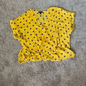 Mustard blouse